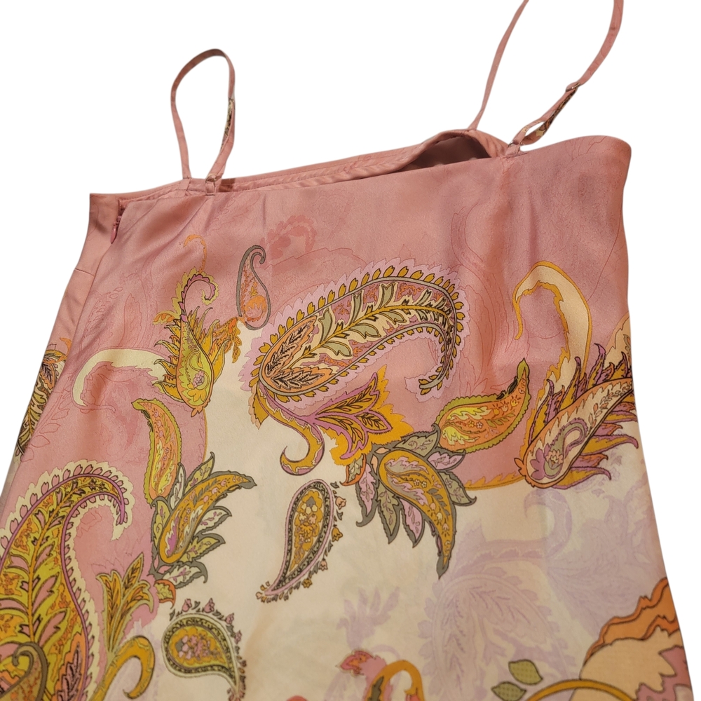 Gianni Bini Pink and Orange Paisley Maxi Dress - Picture 3 of 7